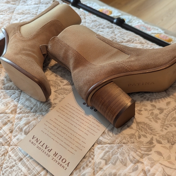 Portland leather goods Vero Chelsea boots in Taupe 7.5 - Picture 5 of 8